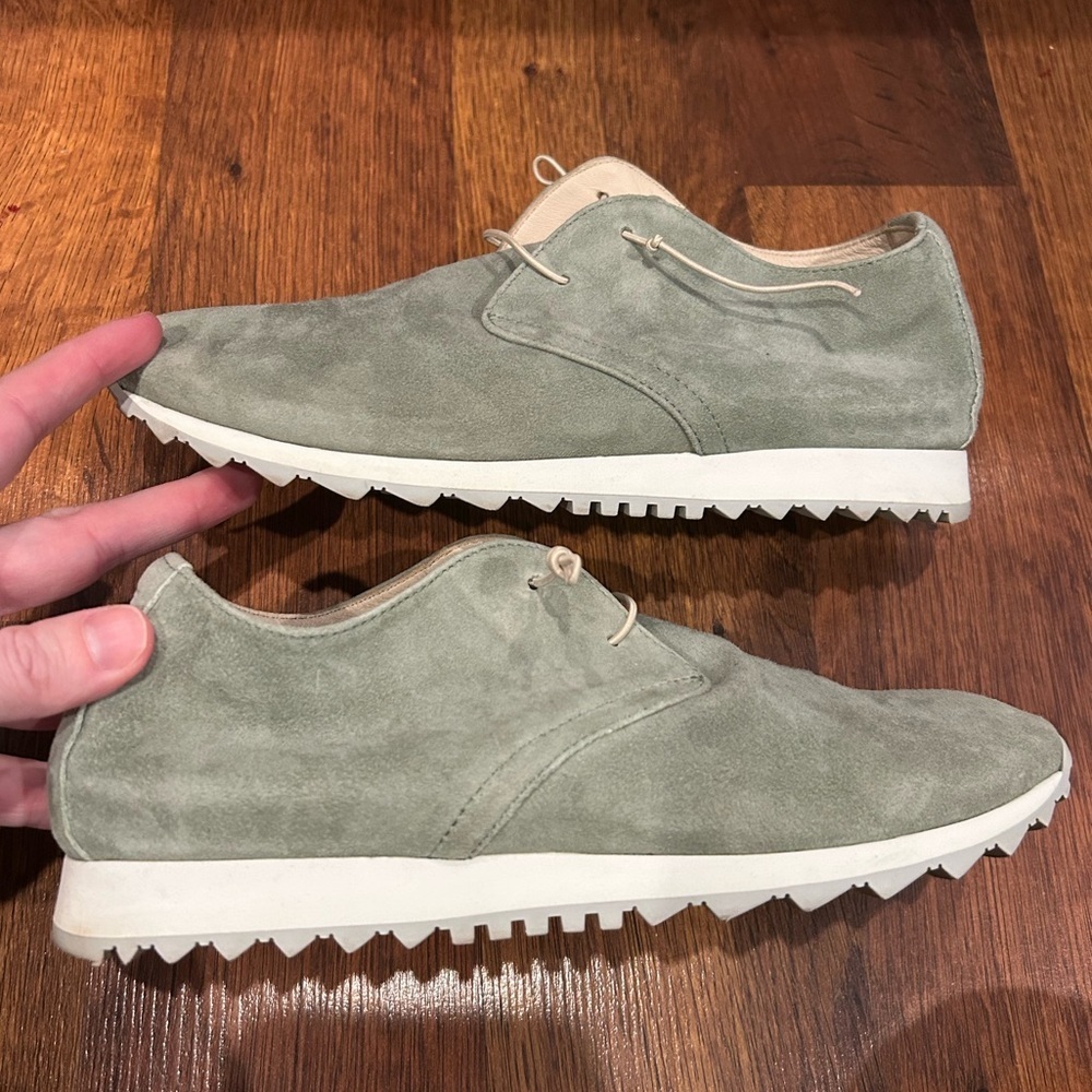 Overland Women's Kendall Italian Suede Leather Shoes Size 36 US Size 5.5 or 6